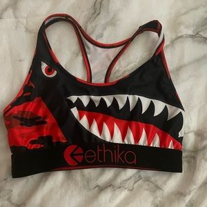 Ethika Red Camo Sports Bra